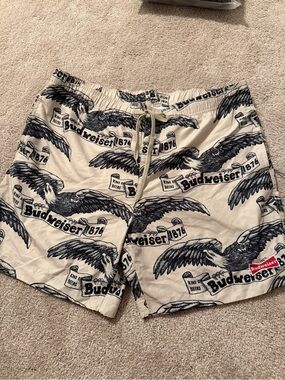 Budweiser Bald Eagle Print Swim Shorts / Trunks Men’s